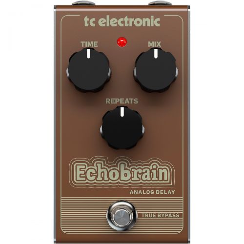  TC Electronic},description:EchoBrain is the natural choice for every vintage delay nut out there. Sporting a classic, all-analog bucket brigade design, this compact delay pedal is
