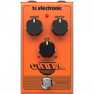 TC Electronic},description:Tremolo is the subtlest and simplest of modulation effects and as such, no good amp should be without it. However, as it turns out, many of them are. TC
