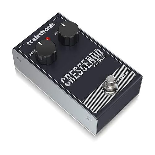  TC Electronic CRESCENDO AUTO SWELL Responsive Crescendo Pedal with 2-Knob Interface for Haunting Guitar Line Manipulation