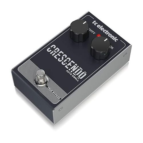  TC Electronic CRESCENDO AUTO SWELL Responsive Crescendo Pedal with 2-Knob Interface for Haunting Guitar Line Manipulation
