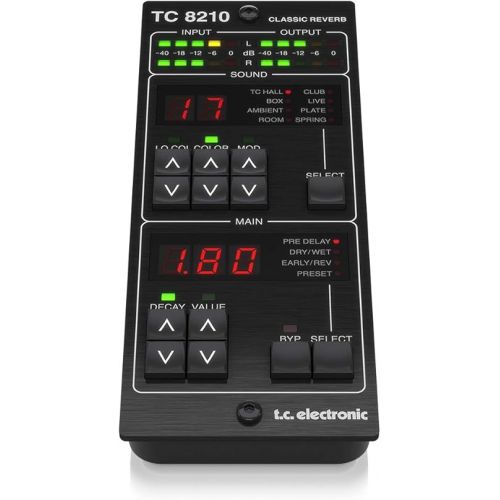  TC Electronic TC8210-DT Classic Mixing Reverb Plug-in with Optional Hardware Controller and Signature Presets