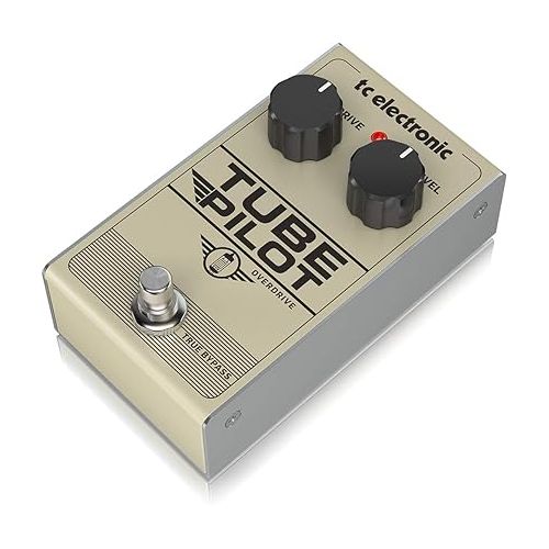  TC Electronic TUBE PILOT OVERDRIVE 12AX7-Equipped Real Tube Overdrive Pedal with Warm and Expressive Sound