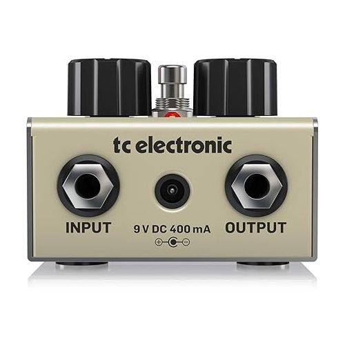  TC Electronic TUBE PILOT OVERDRIVE 12AX7-Equipped Real Tube Overdrive Pedal with Warm and Expressive Sound