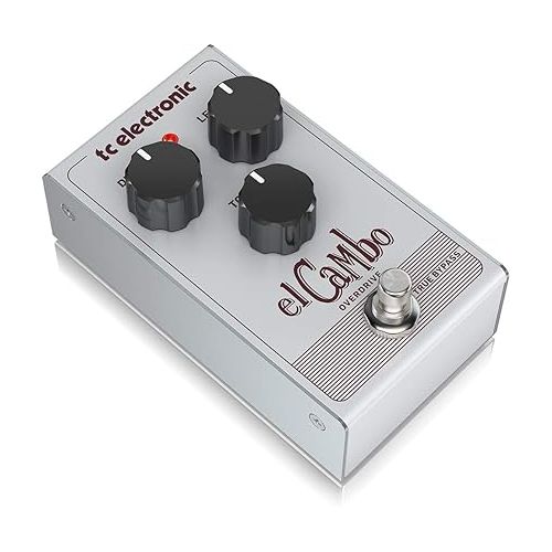  TC Electronic EL CAMBO OVERDRIVE Classic Tube Overdrive Pedal with Intuitive 3-Knob Interface for Essential Blues Rock Tones