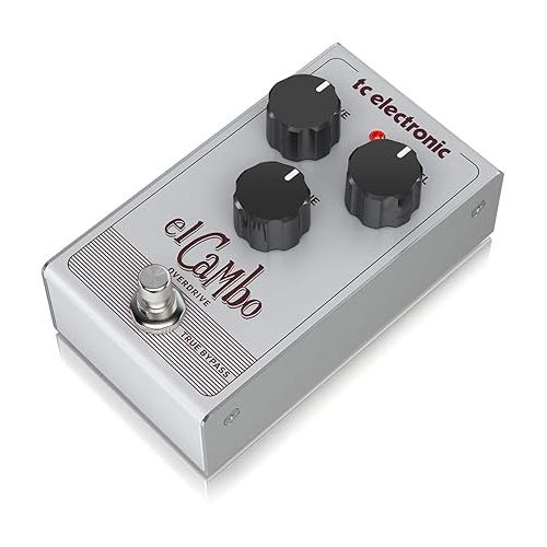  TC Electronic EL CAMBO OVERDRIVE Classic Tube Overdrive Pedal with Intuitive 3-Knob Interface for Essential Blues Rock Tones