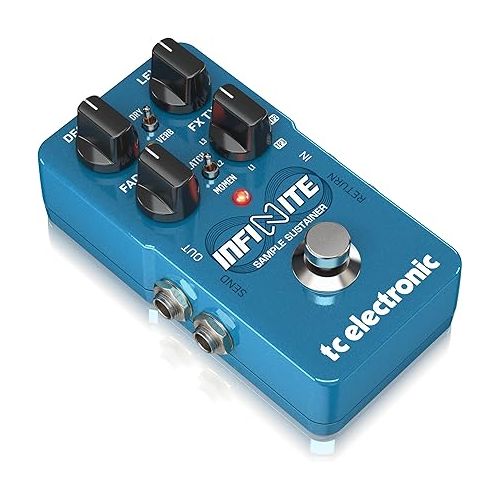  TC Electronic Guitar Delay Effects Pedal, Blue (Infinite Sample Sustainer)