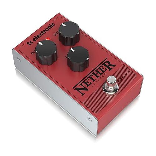  TC Electronic NETHER OCTAVER Classic All-Analog Octave Pedal with 1 or 2 Octaves Below Original for Adding Warm Deep Bottom End