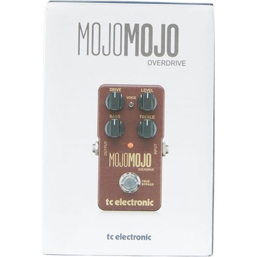  TC Electronic MOJOMOJO OVERDRIVE Exceptional Overdrive Pedal with Extra Headroom, Precise Controls and a Voicing Switch