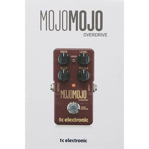  TC Electronic MOJOMOJO OVERDRIVE Exceptional Overdrive Pedal with Extra Headroom, Precise Controls and a Voicing Switch