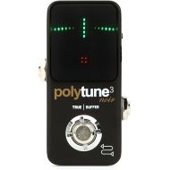 TC Electronic PolyTune 3 Noir Mini Polyphonic Tuning Pedal