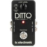 TC Electronic DITTO STEREO LOOPER Highly Intuitive Looper Pedal with Stereo I/O and Loop Import/Export