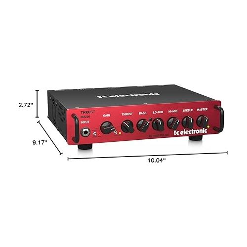  TC Electronic THRUST BQ250 250 Watt Portable Bass Head with Mosfet Preamp and Thrust Compressor