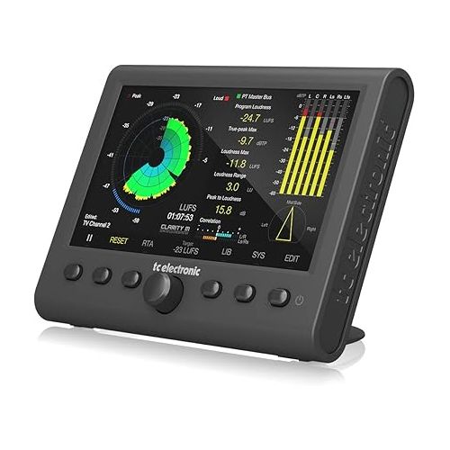  TC Electronic CLARITY M V2 Stereo and 5.1 Audio Loudness Meter with 7