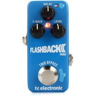 TC Electronic FLASHBACK 2 MINI DELAY Legendary Ultra-Compact Delay Pedal with MASH Footswitch and New Tape and Analog Algorithms
