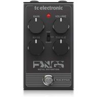 TC Electronic FANGS METAL DISTORTION Ultra-Thick, High Gain Distortion with Super Tight Response