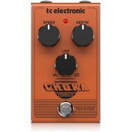 TC Electronic CHOKA TREMOLO Vintage-Flavored All-Analog Tremolo Pedal with 3-Knob Design and Seamless Morphing Between LFO Styles,Orange