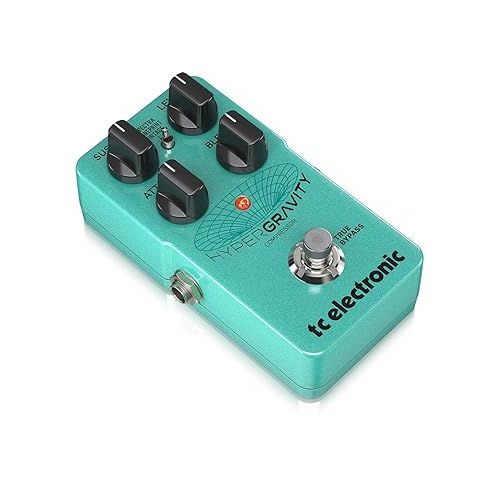  TC Electronic HYPERGRAVITY COMPRESSOR Exceptional Multiband Compression Pedal with Vintage Compressor Mode and Built-In TonePrints*