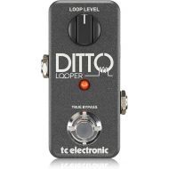 TC Electronic DITTO LOOPER Highly Intuitive Looper Pedal with 5 Minutes of Looping Time, Analog-Dry-Through and True Bypass Multicolored