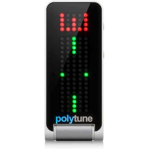  TC Electronic POLYTUNE CLIP Clip-On Tuner with Polyphonic, Strobe and Chromatic Modes and 108 LED Matrix Display for Ultimate Tuning Performance