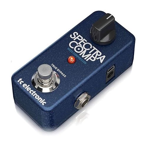  TC Electronic SPECTRACOMP BASS COMPRESSOR Ultra-Compact Multiband Compression Pedal for Bass with Built-In TonePrint Technology