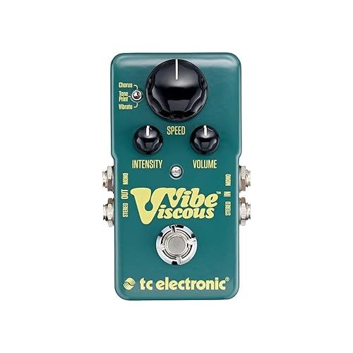  TC Electronic Awesome Vibe Pedal for Recreating The Legendary Shin-Ei Uni-Vibe Sound with Built-in TonePrint Technology (VISCOUSVIBE)