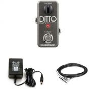 TC Electronic Guitar Ditto Looper Effects Pedal Bundle