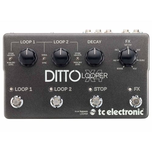  TC Electronic Ditto X4 Looper Two Patch Cables One Instrument Cable 960805005