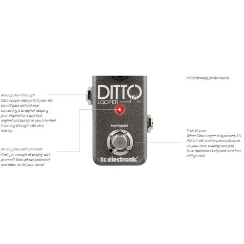  TC Electronic Guitar Ditto Looper Effects Pedal