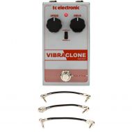 TC Electronic Vibraclone Rotary Pedal with Patch Cables