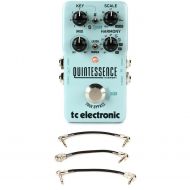 TC Electronic Quintessence Harmony Pedal with 3 Patch Cables