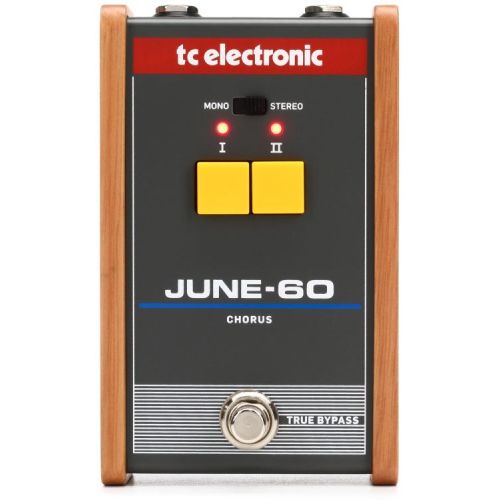  TC Electronic June-60 Vintage-Analog Chorus Pedal with Patch Cables