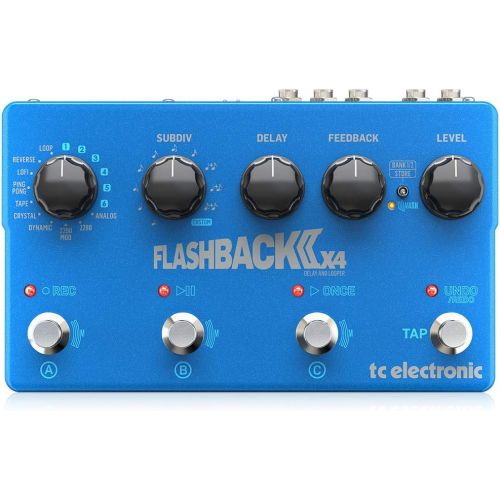  TC Electronic Guitar Delay Effects Pedal (FLAHSBACK2X4)
