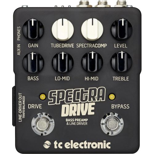  TC Electronic Spectradrive-Bass Preamp and Drive Pedal (960828005)