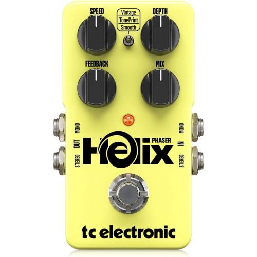  TC Electronic HELIX PHASER Extremely Versatile Phaser Pedal with Built-In TonePrint Technology