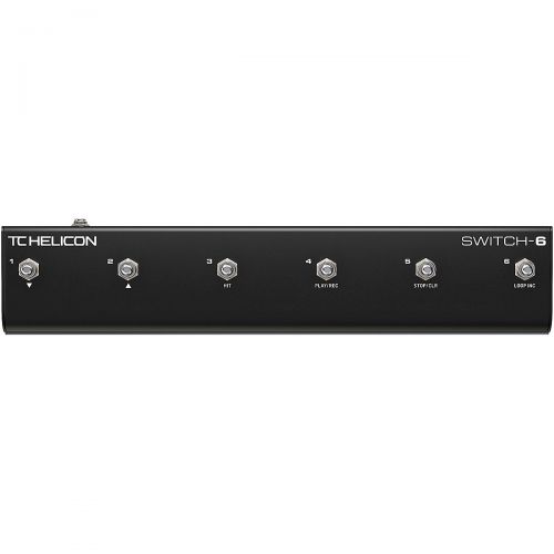  TC Helicon},description:Switch-6 extends the control of compatible TC-Helicon vocalguitar processors to fit your unique performance style and needs. The six footswitches can be cu