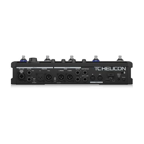  TC Helicon VOICELIVE 3 EXTREME Unrivaled Vocal and Guitar Effects Performance Floor Pedal with Backing Tracks, Looping, Automation and Audio Recording