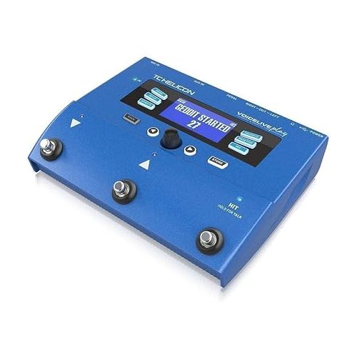  TC-Helicon VOICELIVE PLAY 3-Button Vocal Effects Stompbox with Looping