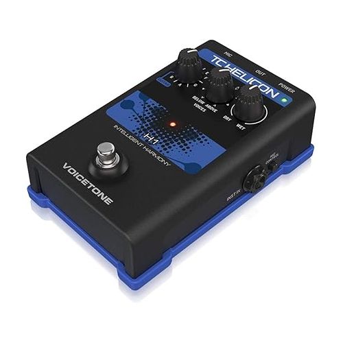  TC Helicon VOICETONE H1 Single-Button Stompbox for Realistic Guitar Controlled Vocal Harmony