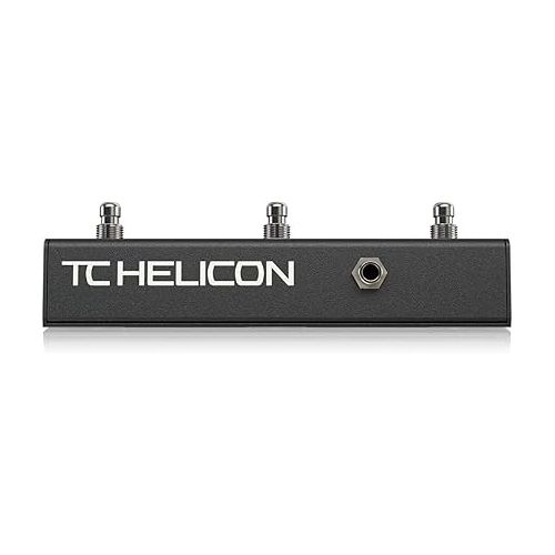  TC Helicon SWITCH-3 Sturdy 3-Switch Accessory Pedal for Expanded Remote Control