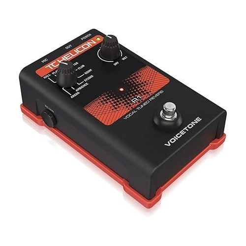  TC Helicon VOICETONE R1 Single-Button Stompbox for Studio-Quality Live Vocal Reverb