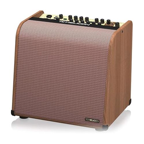  TC-Helicon Harmony V100 100 Watt 2 Channel Acoustic Amplifier with Vocal Processing, Looper, Tannoy Dual Concentric Speaker and 4-Button Footswitch