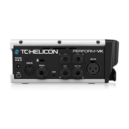  TC-Helicon Perform-VK Ultimate Mic Stand-Mount Vocal Processor for Studio-Quality Sound with Expandable Effects and Keyboard I/O