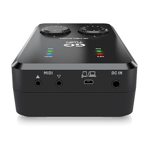  TC-Helicon GO TWIN High-Definition 2 Channel Audio/MIDI Interface for Mobile Devices