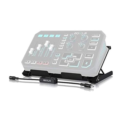  TC-Helicon GoXLR Revolutionary Online Broadcaster Platform with 4-Channel Mixer, Motorized Faders, Sound Board and Vocal Effects, Officially Supported on Windows | TC-Helicon GO XLR Desk Stand