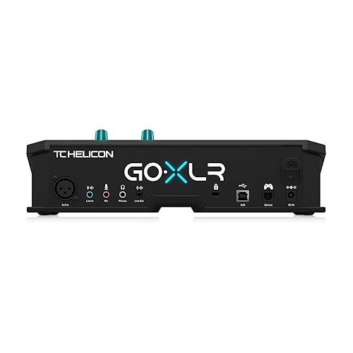  TC-Helicon GoXLR Revolutionary Online Broadcaster Platform with 4-Channel Mixer, Motorized Faders, Sound Board and Vocal Effects, Officially Supported on Windows | TC-Helicon GO XLR Desk Stand