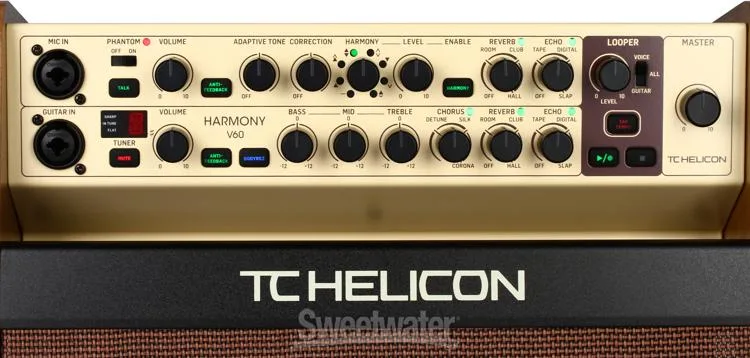  TC-Helicon Harmony V60 60-watt 2-channel Acoustic Amplifier