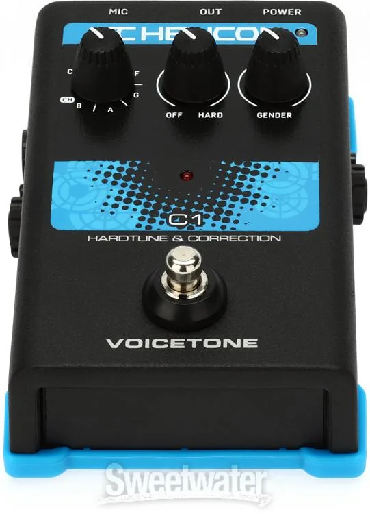  TC-Helicon VoiceTone C1 Hardtune and Pitch Correction Pedal