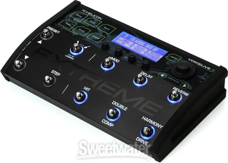  TC-Helicon VoiceLive 3 Extreme Guitar and Vocal Effects Processor Pedal