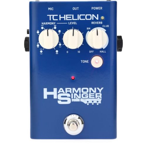  TC-Helicon Harmony Singer 2 Vocal Harmony and Reverb Pedal and MP60 Microphone Bundle