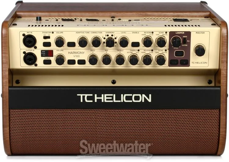  TC-Helicon Harmony V100 100-watt 2-channel Acoustic Amplifier